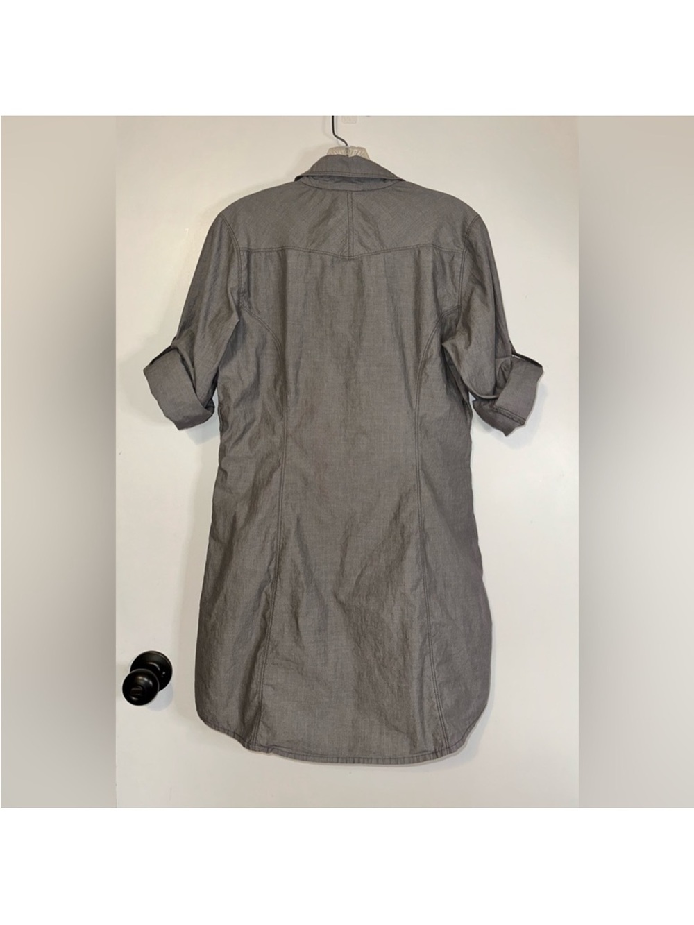 The North Face Gray Mini Shirt Dress - Picture 3 of 15